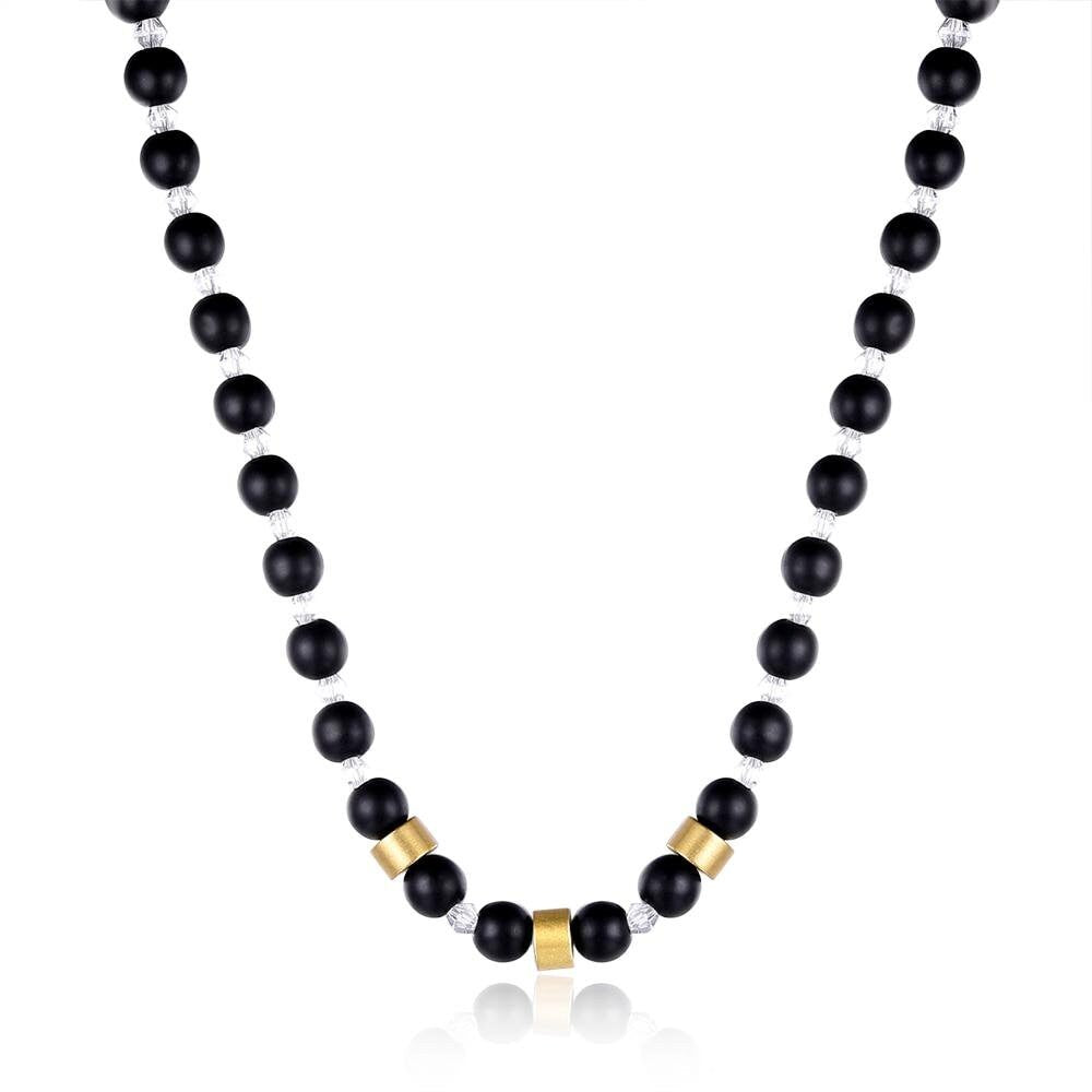 Customized Engraving Name Beads Chain Necklace Personalized Mothers Necklaces Handmade Jewelry Gifts for Women Customized Necklaces