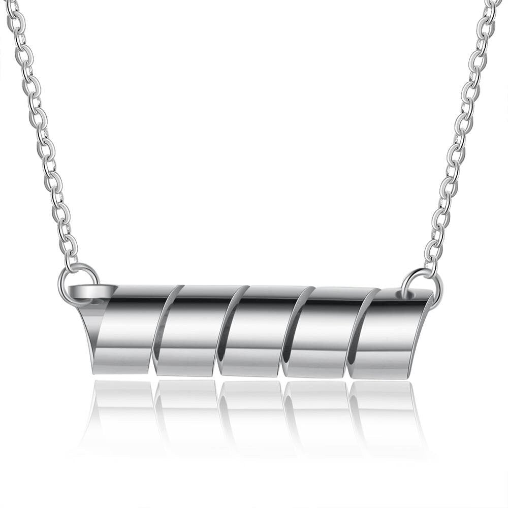 Personalized Engraving 5 Names Necklaces Stainless Steel Chain Necklaces for Men Gifts for Boyfriend Customized Necklaces