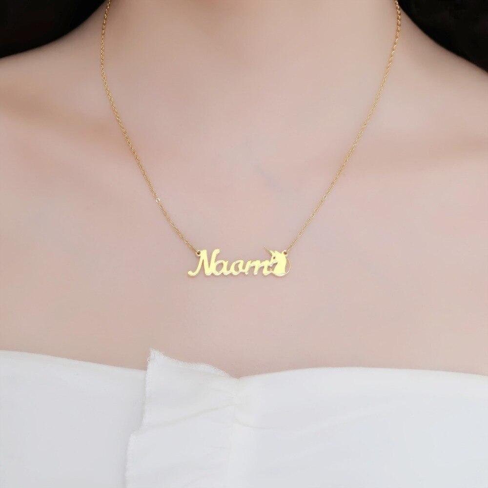 Personalized Name Necklaces Pendants For Women Stainless Steel Pendants For Men Jewelry Customized Gift Customized Necklaces