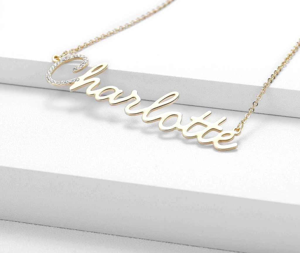 Customize Iced Out Choker First letter in crystal name Necklace For women Hip Hop Necklaces Jewelry Gift Customized Necklaces