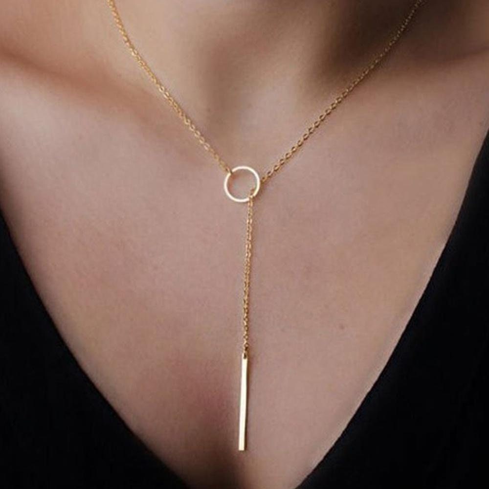 Geometry Jewelry, Beauty Necklaces, Necklace for Women ,Stick Pendant, Gold Necklace, Chain Choker, Necklace for Woman, Fashion Jewelry,
