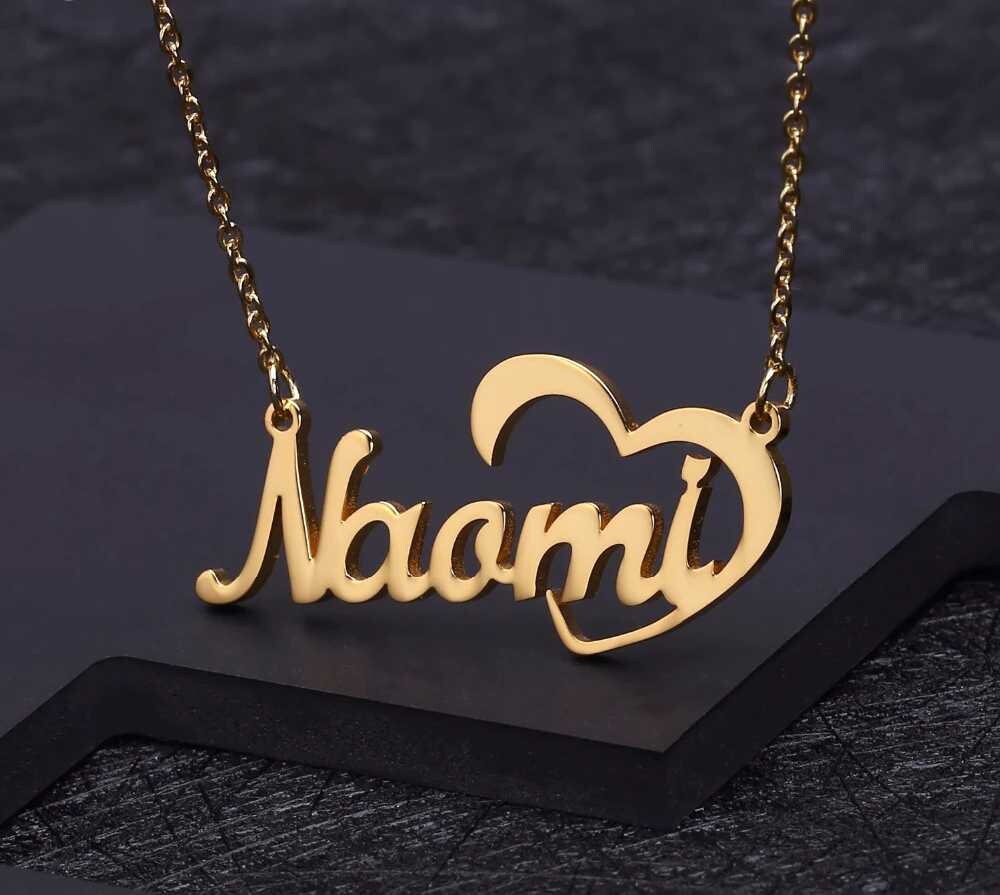Custom Personalized Name Choker Gold Handwriting Signature Customized Romantic Gift Stainless Steel Necklace Customized Necklaces