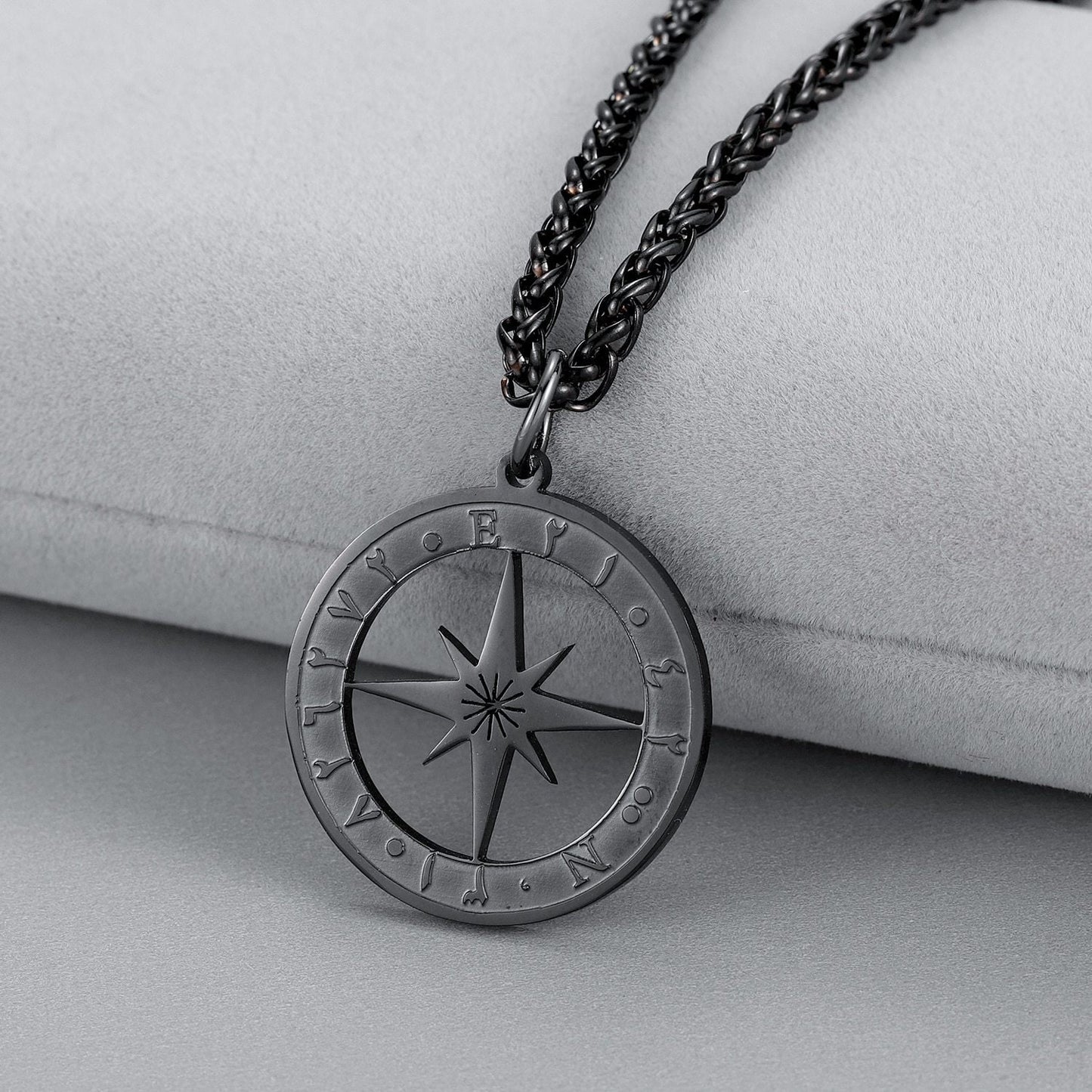 CAVE OF HIRA Coordinates Necklace For Men Muhammed Gold Muslim Religion Jewelry Spirit Prayer Allah Pendants Customized Necklaces