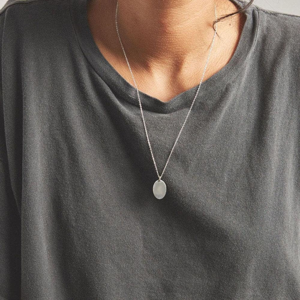 Initial Custom, Nameplate Charm, Necklace for Women, Collier Personalized, Oval Pendant, Women Necklace, Minimalist Jewelry, Gold Necklace,