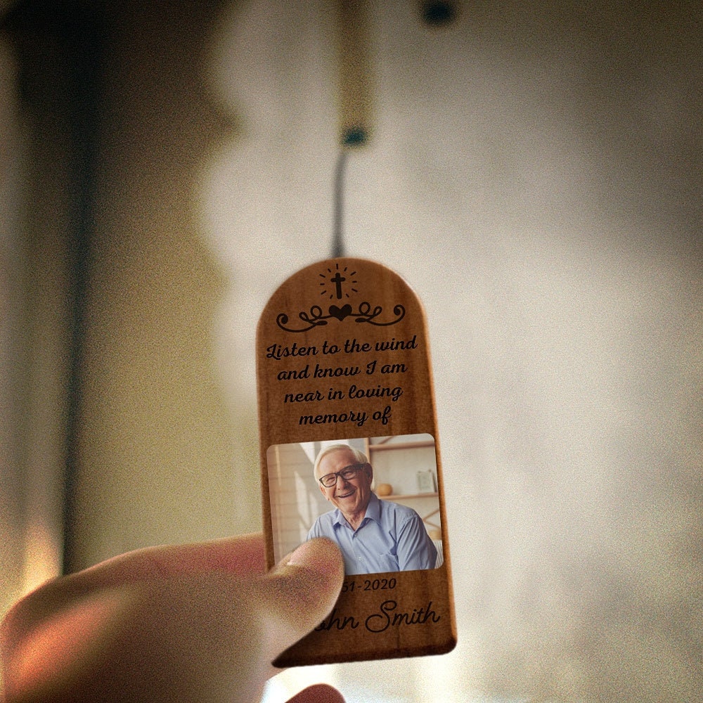 Personalized Wind Chimes Memorial Tribute Craft Supplies DIY Wind chimes Wind Chime Custom Garden Ornaments For Gift