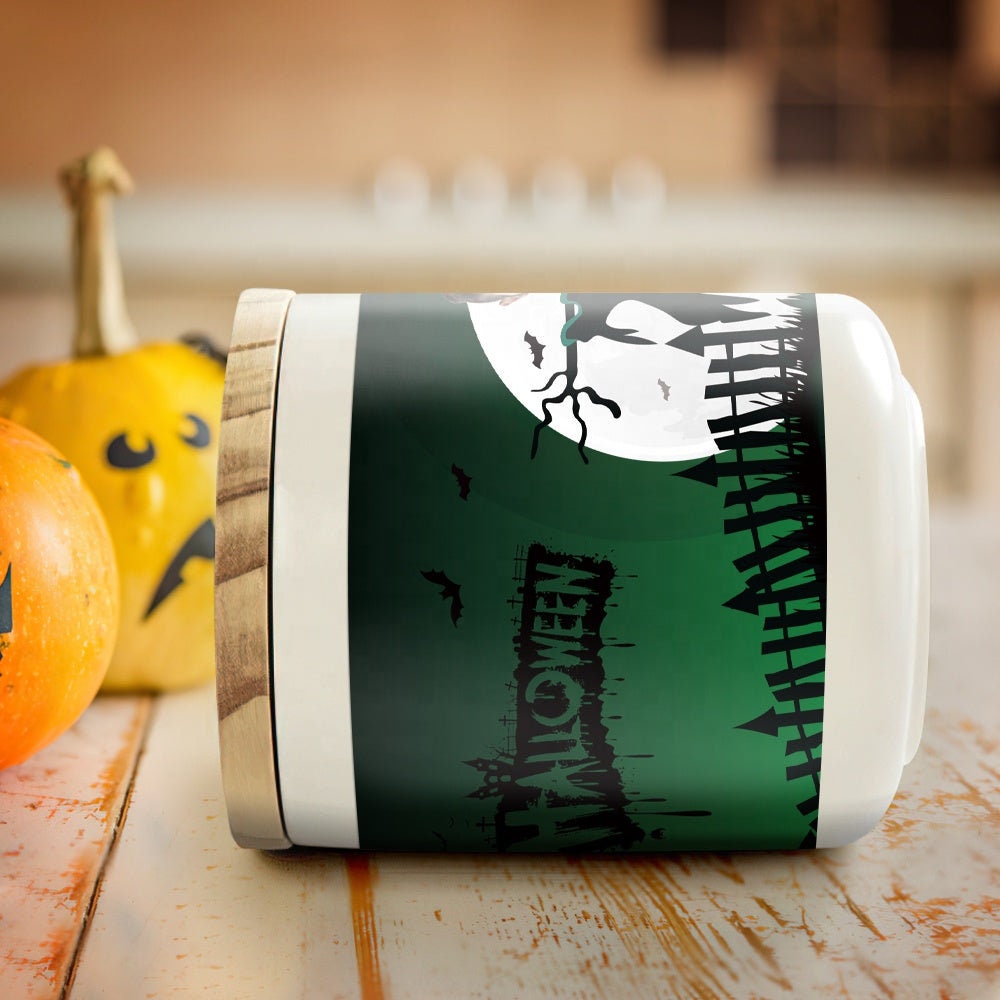 Personalized Photo Candle Label Picture Labels Candles Halloween Customized Photo Candle Custom Ceramic Candle Soy Wax Scented Upload Photo
