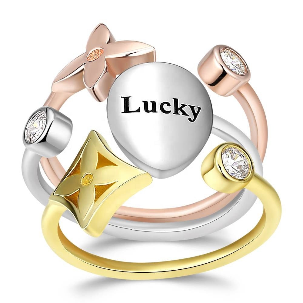 Personalized Name Engrave Ring Custom Name Ring Zircon Stone Ring Sterling Silver Customizable Opening Ring Personalized Engraving Promise