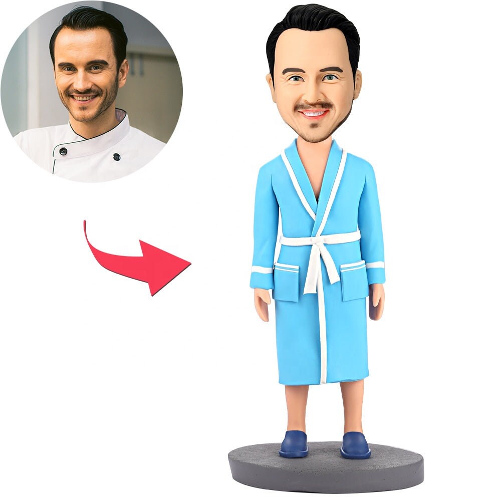 Personalized Person Photo Clay Doll Bobbleheads Fully Doll Clay Customized Person Figure Sculpting Clay Bobblehead Custom Handmade Man