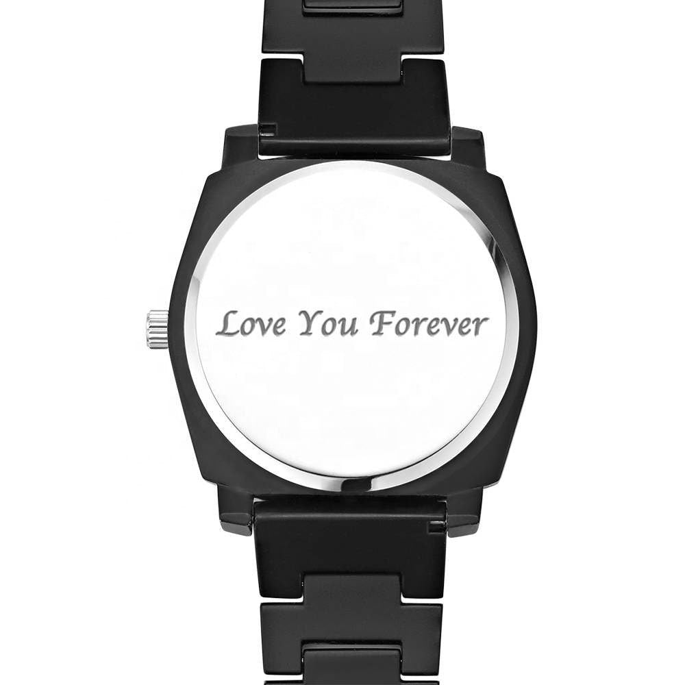 Personalized Logo Engraved Wood Watches Custom Premium Watch Customize Logo Engraved Wood Watches Custom Logo Wooden Watch Anniversary Gift