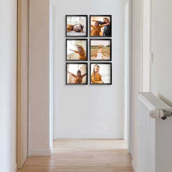 Personalized Photo Wall Hanging Frames Customized Home Decoration Housewarming Gift Wall Art Home Decor Display Wall Picture Frame Box
