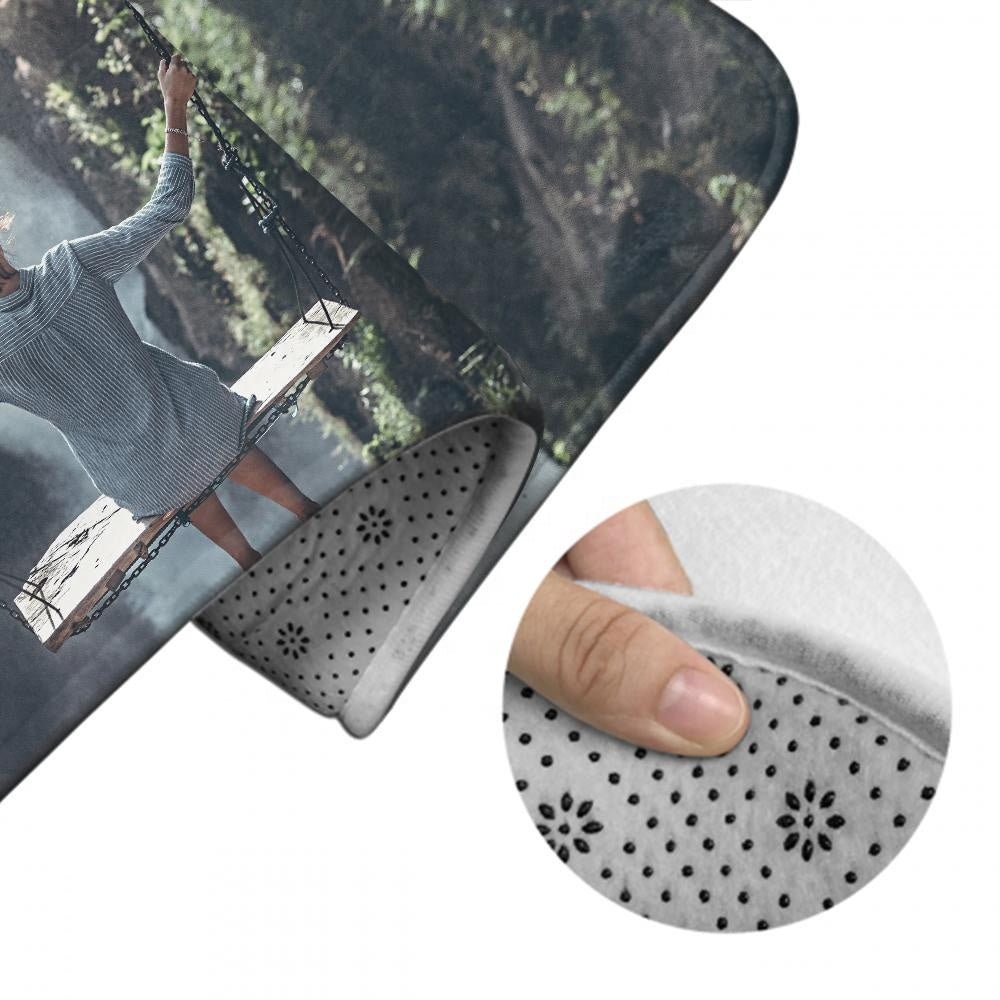 Personalized Logo 3 Piece Super Plush Non Slip Bathroom Mat Rug Set Custom Photo Bathroom Mat Printed Custom Bath Mats Anti Slip 3 Piece Mat