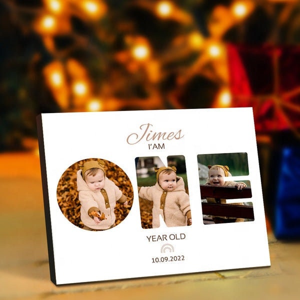 Personalized Photo Name Letters Frame Custom Modern Picture Desk Frame Customized Birthday Photo Picture Frame Custom Name Picture Table