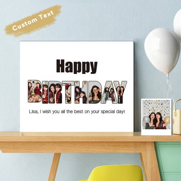 Personalized Picture Frame Custom Picture Engraved Gift Custom Picture Frames Personalized Birthday Tabletop Photo Frame For Birthday Gift