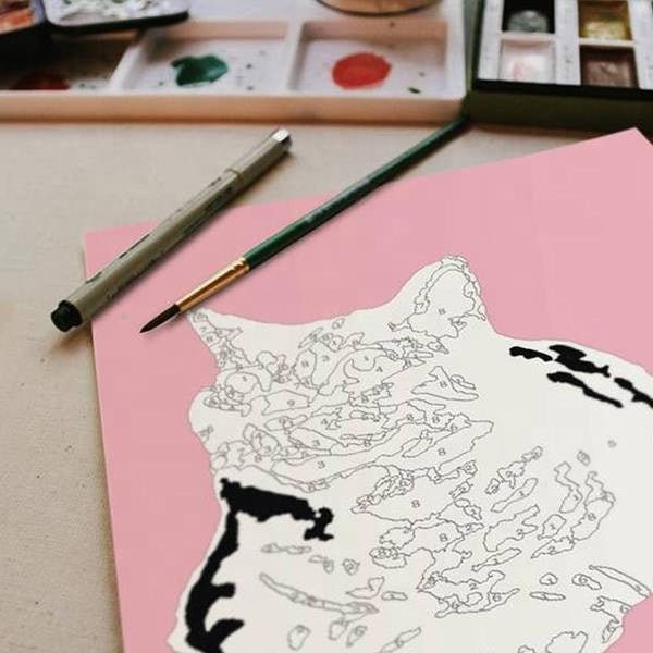 Personalized Colorful Canvas Art Printing Paint By Numbers Wall Art Abstract Oil Painting DIY Digital Wall Painting Print On Canvas House