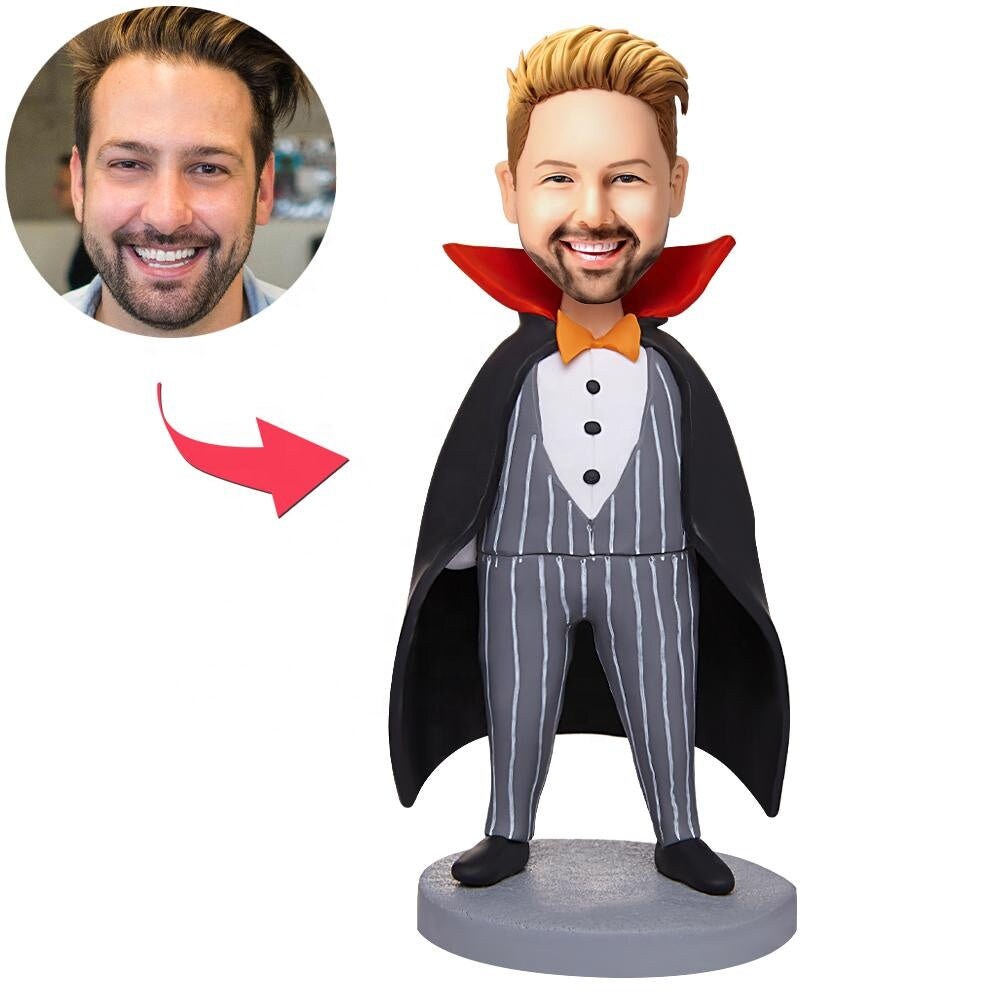 Human Custom Bobblehead Figurine Custom Halloween Vampire Figurines Fully Handmade For Gift Custom Soccer Player Personalized Custom