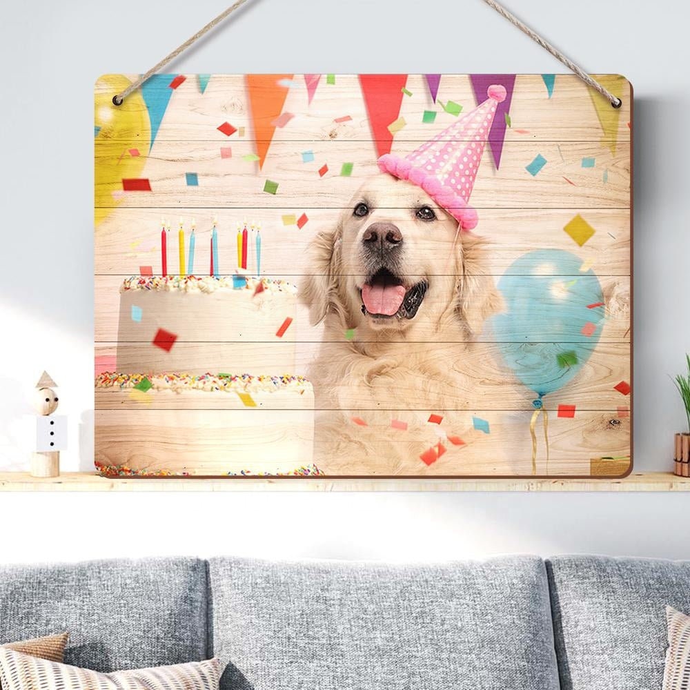 Personalized Photo Wall Frame Gift For Her Customized Picture Wall Hanging Wooden Frame Digital Printed Photo Wall Frame