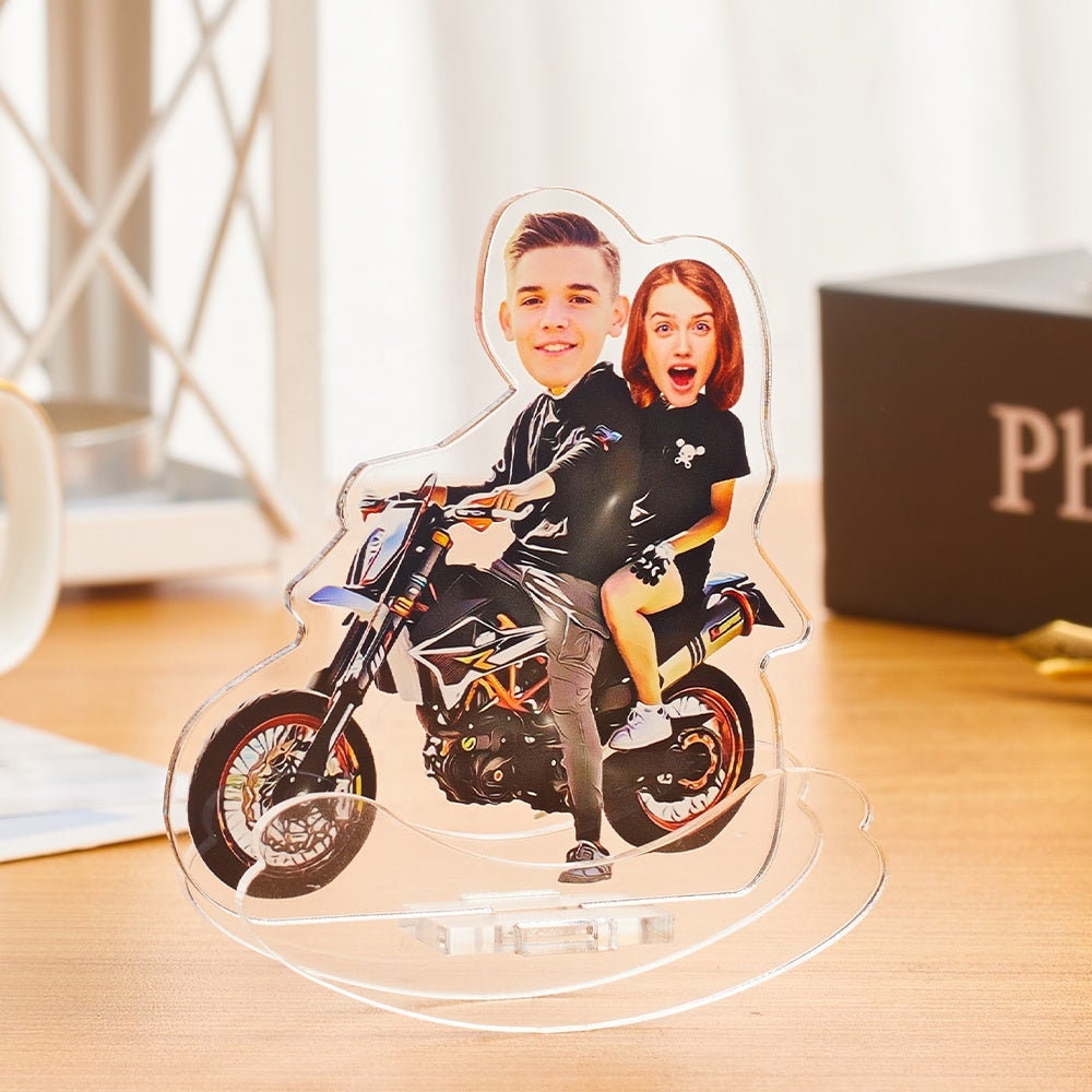 Personalized Picture Plastic Craft Decor Tumbler Desktop Decoration Custom Acrylic Photo Printed Tumblers Gift For Friend