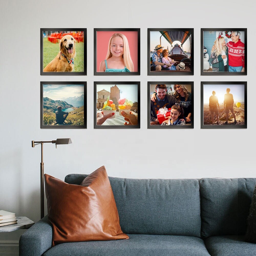 Personalized Photo Wall Hanging Frames Customized Home Decoration Housewarming Gift Wall Art Home Decor Display Wall Picture Frame Box
