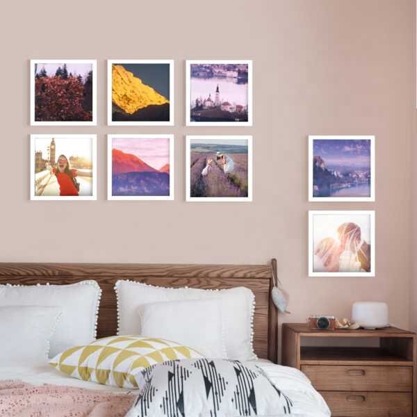Personalized Photo Wall Hanging Frames Customized Home Decoration Housewarming Gift Wall Art Home Decor Display Wall Picture Frame Box
