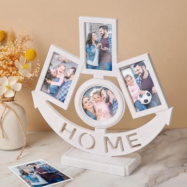 Personalized Desktop Photo Wooden Frame Customized Photo Frame Family Combination Picture Frame Desk Frame Photo Display Stands