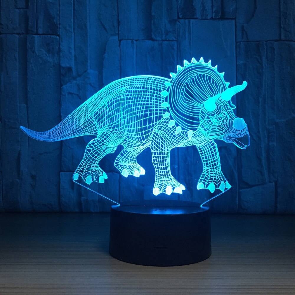 3D Night Light Led Optical Illusion Lamps Touch Switch Color Changing Lighting Decorative Bedside Lamp For Kids Room Night Light Acrylic