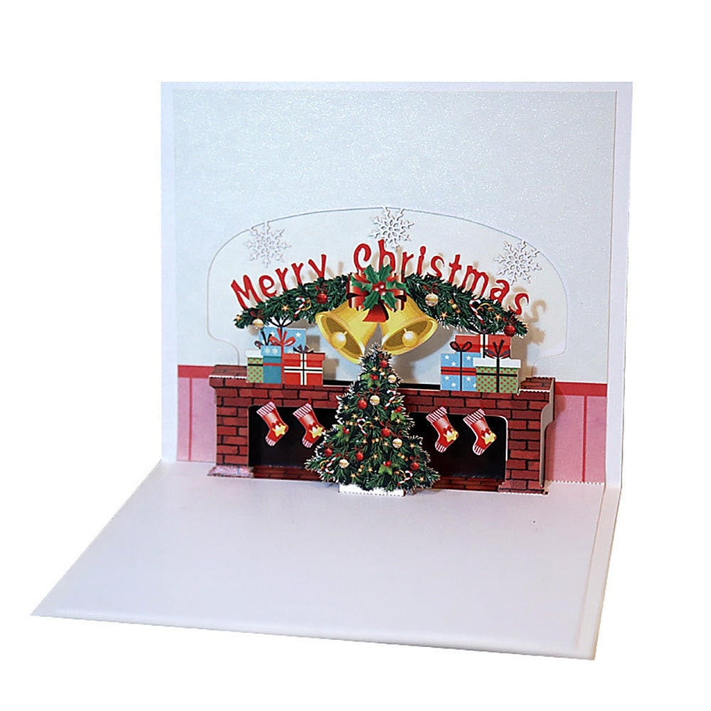 Greeting Card 3D Christmas Gift Greeting Cards Tree Merry Christmas Card Gift For Him Funny Pop Up Christmas Tree Card For Her