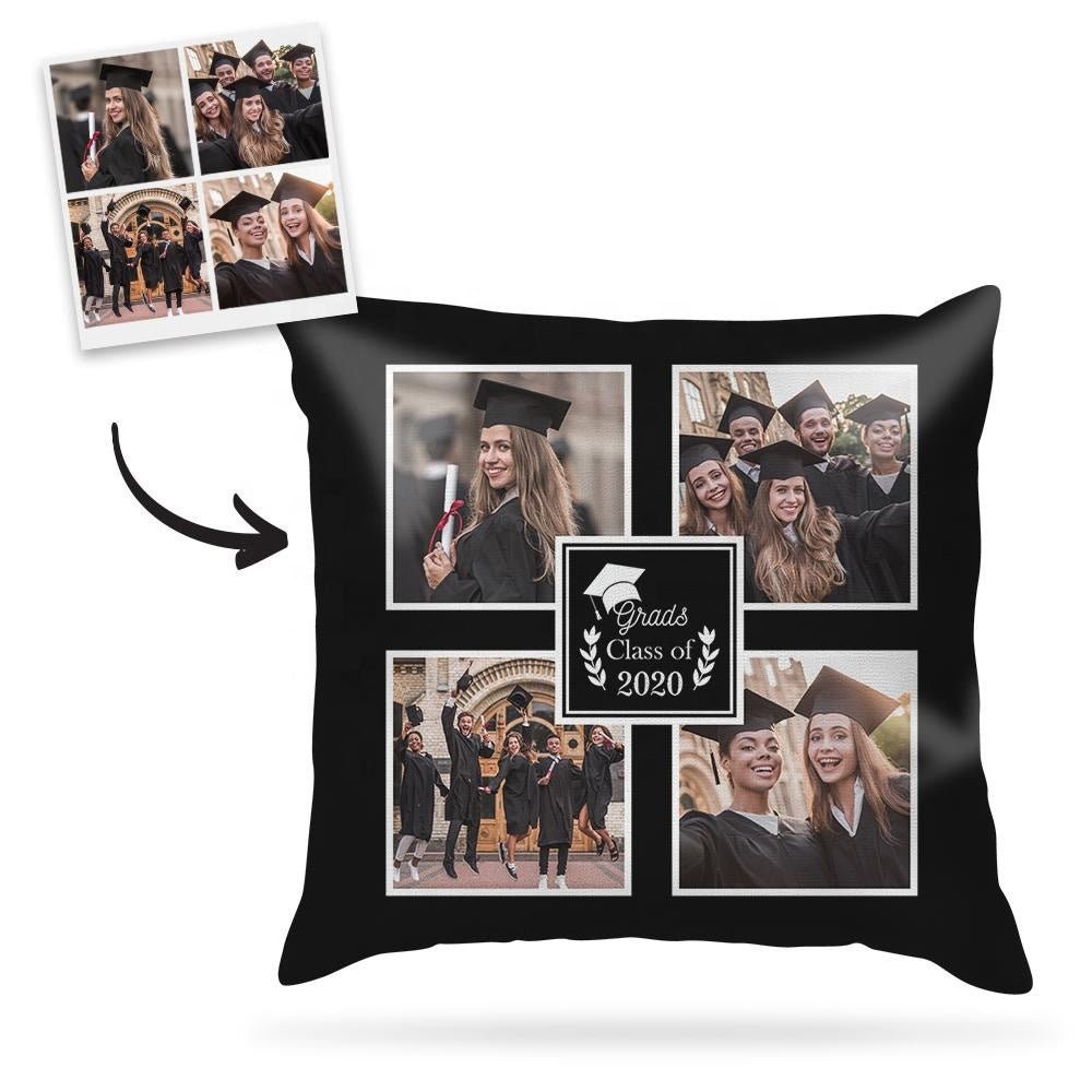 Customized Picture Throw Pillow Custom Photo Graduation Throw Pillows For Home Decor Cushion Personalized Photo Printed Cushion