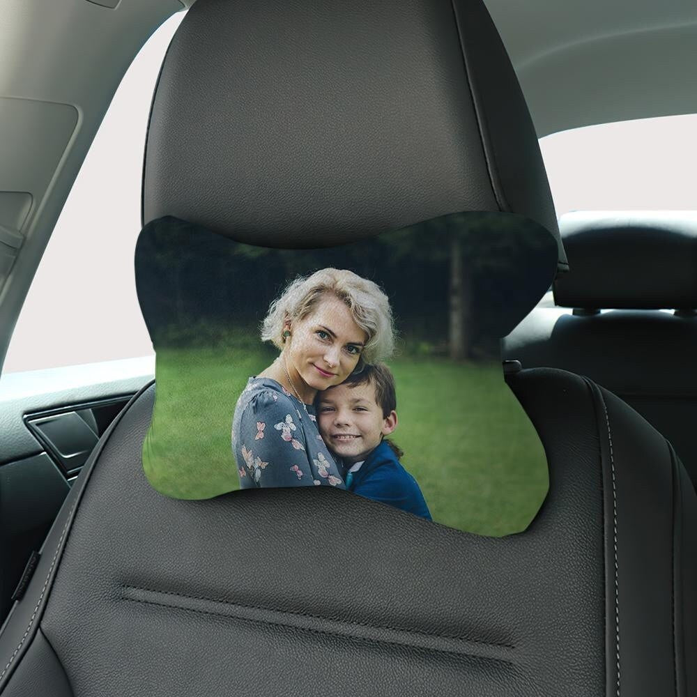 Custom Picture Printed Neck Rest Car Pillow Neck Rest Pad Head Support Pillow Personalized Photo Printed Car Pillow