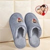 Customized Photo Men's Winter Slippers House Cotton Slippers Personalized Face Photo Printed Men's Anti-Slip Slippers