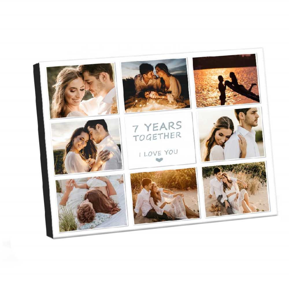 Personalized Picture Text Engraved Frame Photo Custom Text Frame Customized Photos Decorative Frames Valentine's Day Gift