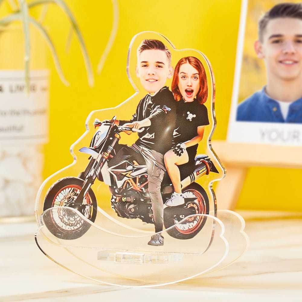 Personalized Picture Plastic Craft Decor Tumbler Desktop Decoration Custom Acrylic Photo Printed Tumblers Gift For Friend