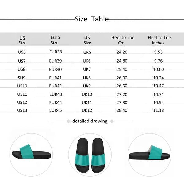 Personalized Photo Printed Flat Soft Slippers Beach Slides Slippers Outdoor Custom Logo Printed Slides Slippers For Men