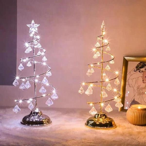 Christmas Tree LED Light Christmas Gift For Women Men Christmas Tree Night Light Decoration Lamp Christmas Decorative Led Light Table Lamp