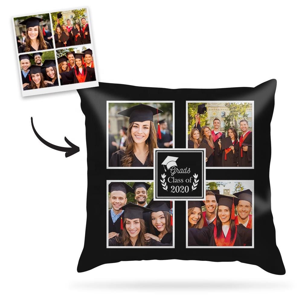 Customized Picture Throw Pillow Custom Photo Graduation Throw Pillows For Home Decor Cushion Personalized Photo Printed Cushion