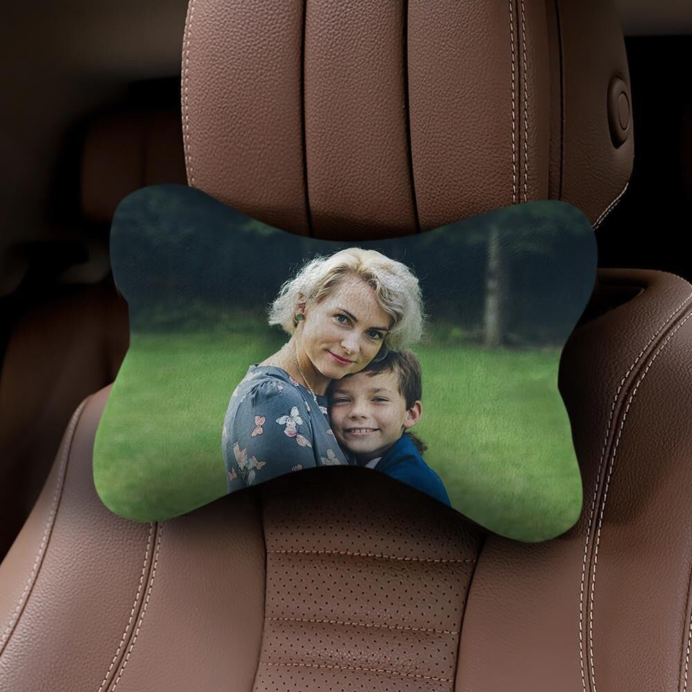 Custom Picture Printed Neck Rest Car Pillow Neck Rest Pad Head Support Pillow Personalized Photo Printed Car Pillow