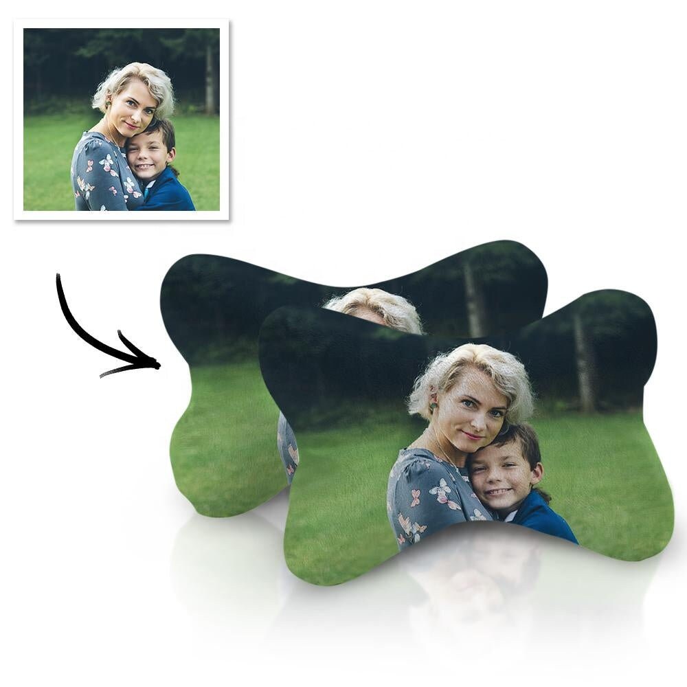 Custom Picture Printed Neck Rest Car Pillow Neck Rest Pad Head Support Pillow Personalized Photo Printed Car Pillow