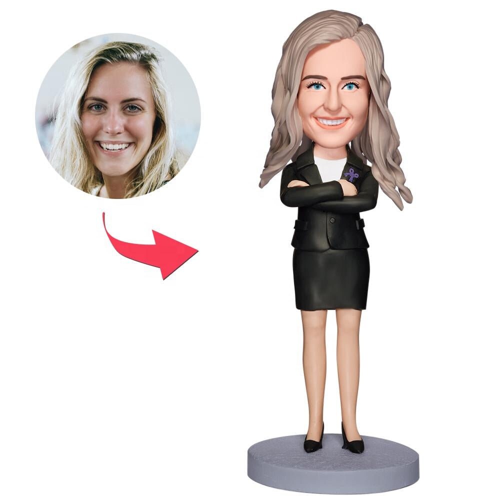 Personalized Face Picture Bobbleheads Clay Doll Customized Bobble Head For Gift Figurines Customized Photo Sculpture Clay Figurine