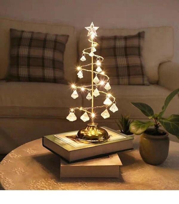 Christmas Tree LED Light Christmas Gift For Women Men Christmas Tree Night Light Decoration Lamp Christmas Decorative Led Light Table Lamp