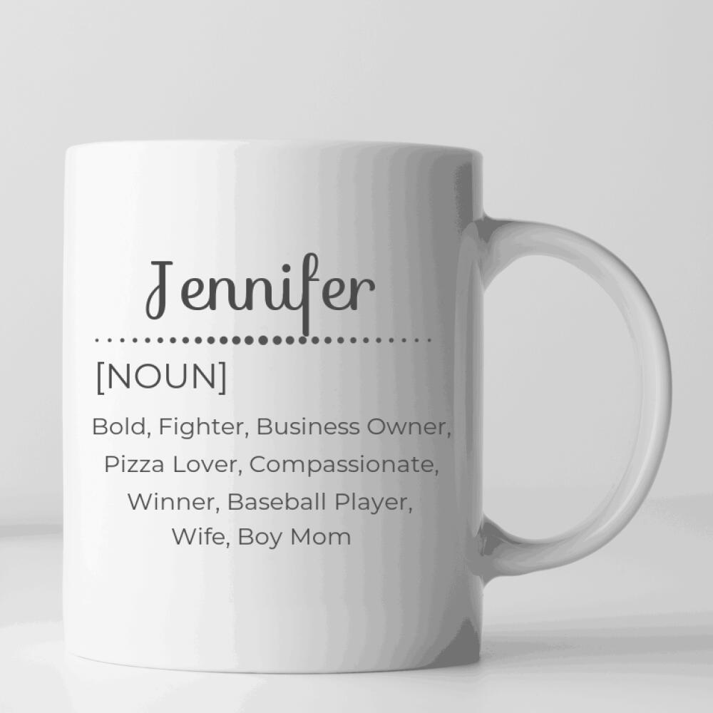 Custom Name Mug, Definition Name Mug, Personalized Best Friend Gift, For him, For her, BFF, Valentine Day