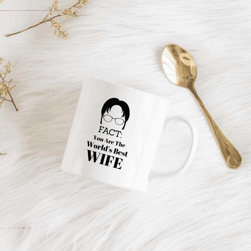 The Office, Funny Mug, For Wife, For Husband, Valentine Gifts, Gifts, You are the World's Best