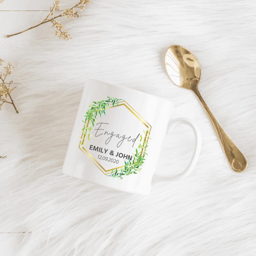 Custom Engagement Mug, Engagement Gift, Newly Engaged, Bride To Be Gift, Bride Gift, Future Mrs Mug, Future Mrs Gift