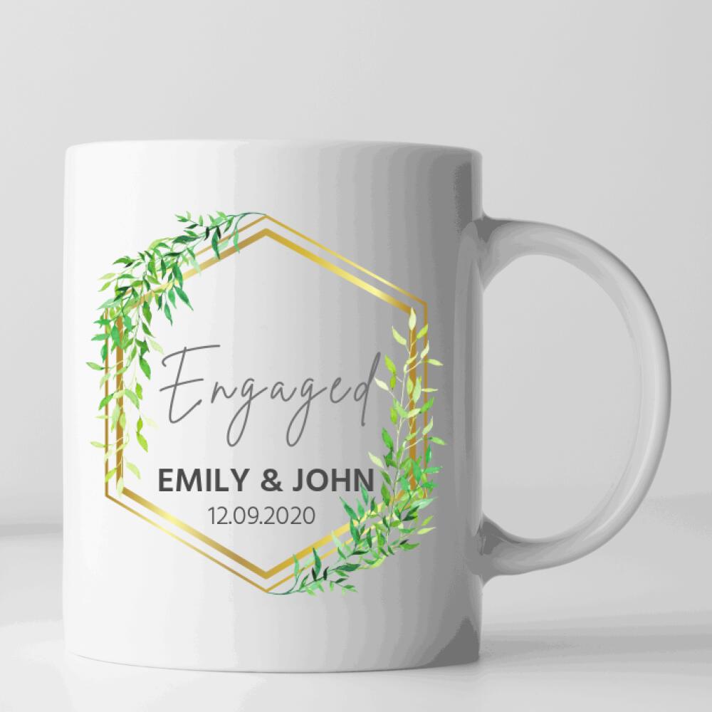 Custom Engagement Mug, Engagement Gift, Newly Engaged, Bride To Be Gift, Bride Gift, Future Mrs Mug, Future Mrs Gift