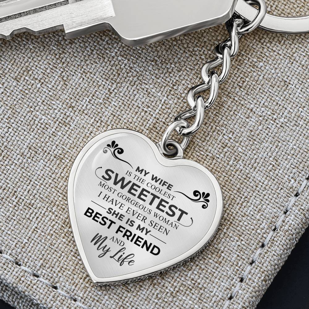 Sweetest Hearts Keychain