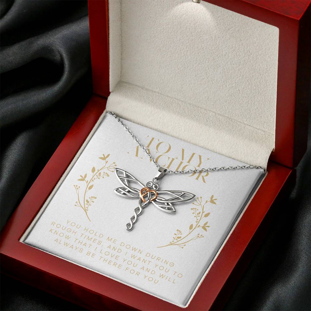 To My Anchor Gift For Women Dragonfly Boho Pendent For Wife On Birthday Wedding Gift