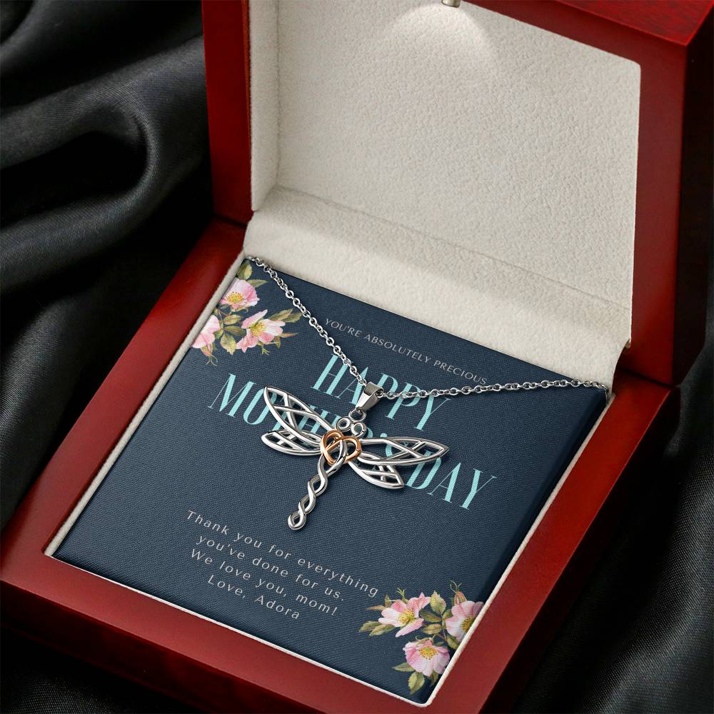 Necklace Gift For Women Thank You Gift To My Mom Mother In Law Grandma Pendent From Daughter Son Boyfriend Girlfriend On Birthday Mother's Day Gift