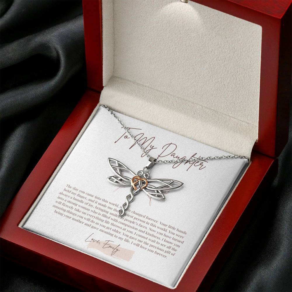 Mother Daughter Gift Necklace, Gift For Daughter From Mom, Birthday Personalized Gift For Her, Graduation Gift for Daughter, Name Necklace