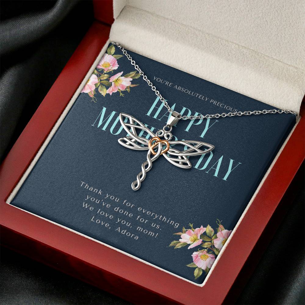 Necklace Gift For Women Thank You Gift To My Mom Mother In Law Grandma Pendent From Daughter Son Boyfriend Girlfriend On Birthday Mother's Day Gift