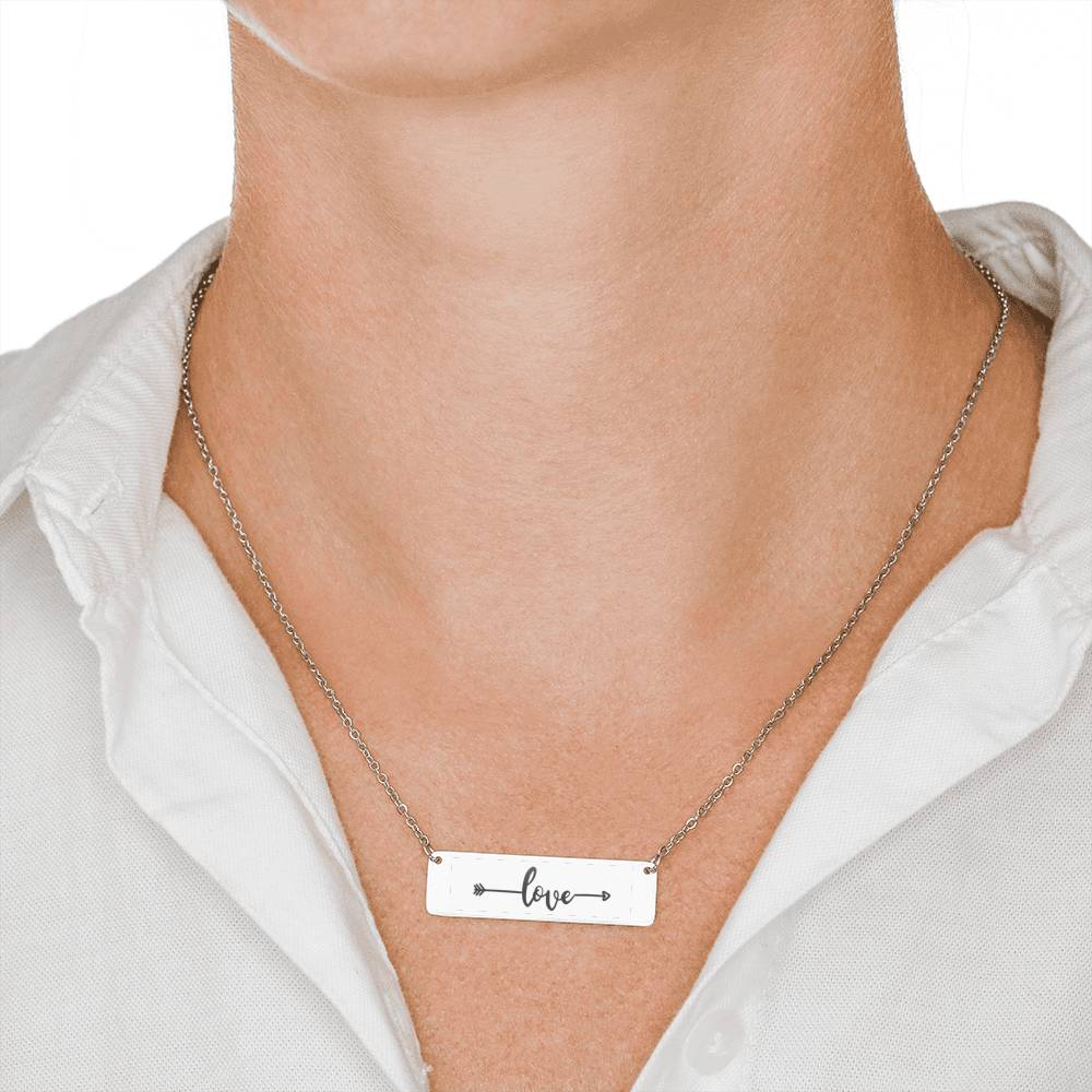 Love Custom Bar Necklace
