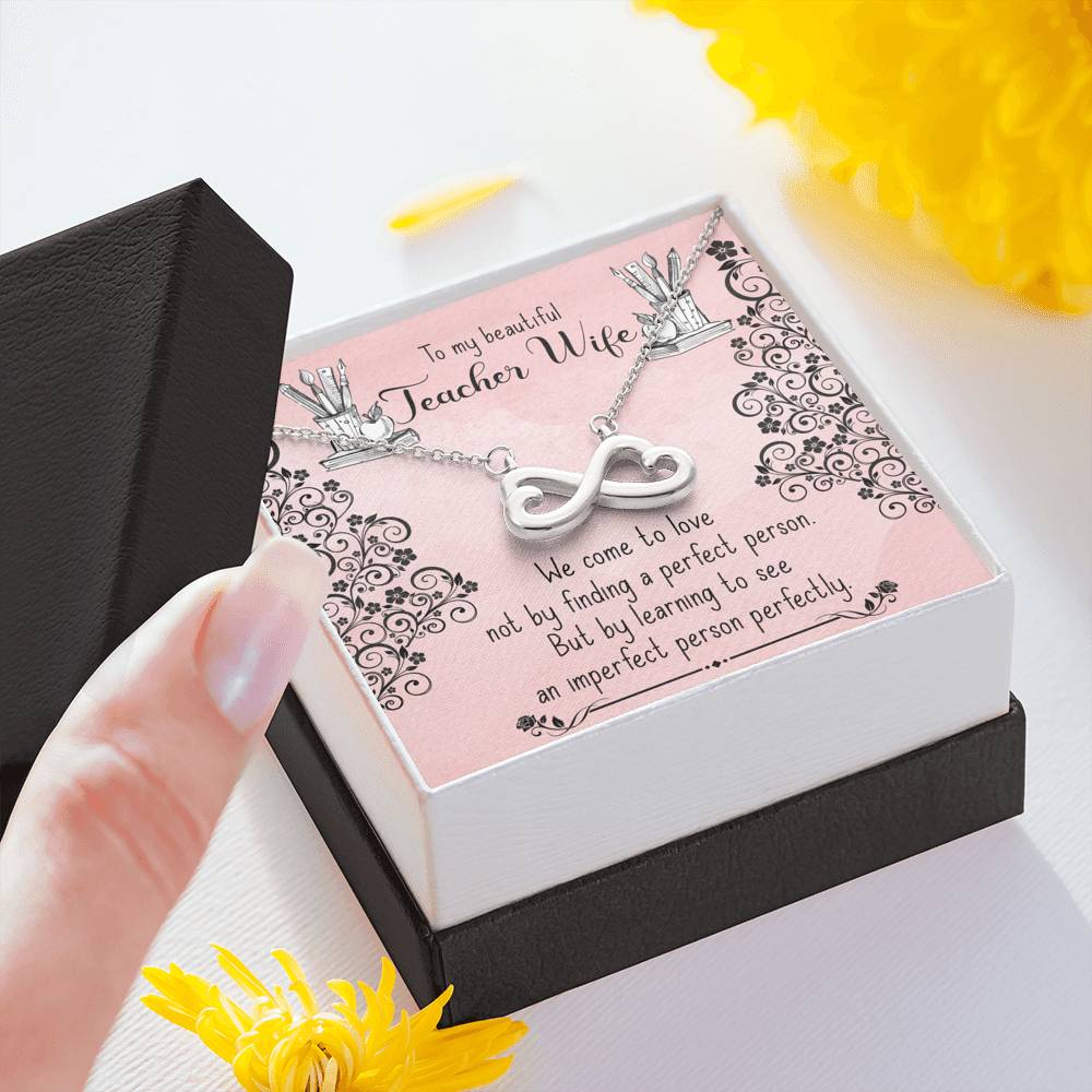Teacher Wife Necklace, Valentines Day Gift, Teacher Gifts