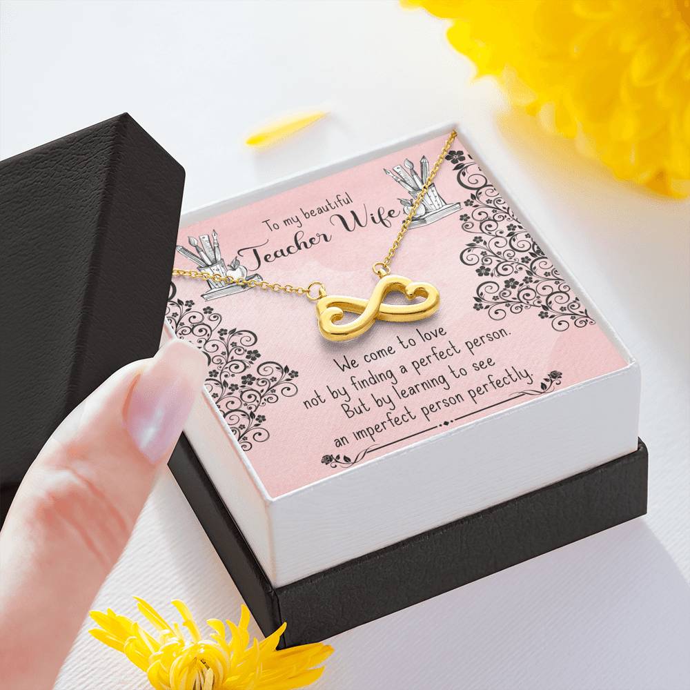 Teacher Wife Necklace, Valentines Day Gift, Teacher Gifts